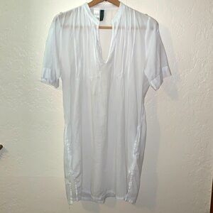 Lauren Ralph Lauren White Swim/Beach Mini Dress